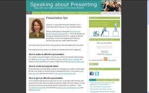 Screenshot of “Speaking About Presenting”